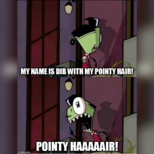 POINTY HAIR!